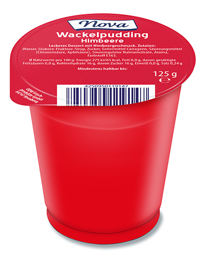 Nova Wackelpudding Waldmeister & Himbeere